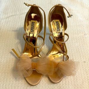 Badgley Mischka Tessica Womens Ankle Strap Dressy Heels